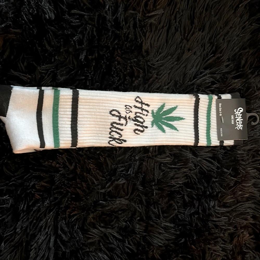 Spencer’s high as fuck socks for women or men